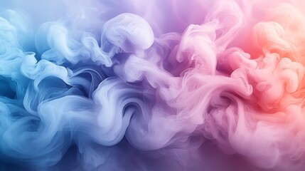 Fototapeta premium Dreamy haze with flowing abstract pattern illustration images