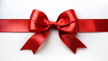 Fototapeta premium red ribbon bow
