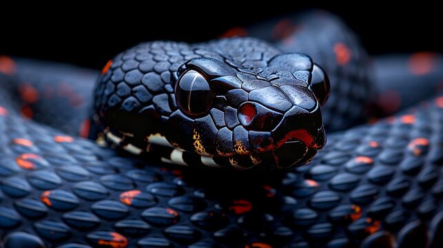 Very beautiful snake, posing for the camera