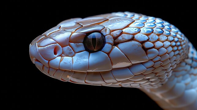 Portrait of the most venomous snake on the planet