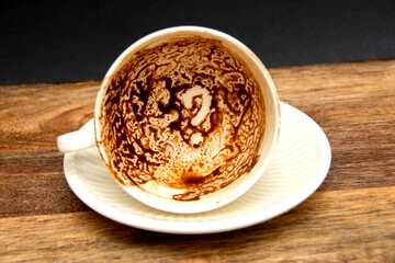 unknow future, unclear future, coffee reading, question sign