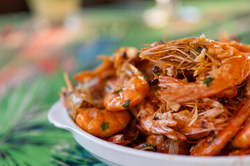 delicious fried shrimp in a bowl
