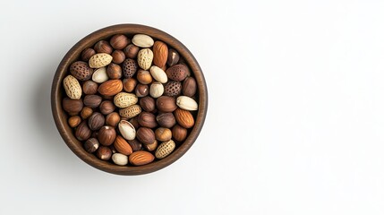 A top-down view of a bunch of date fruits accompanied by a palm leaf, isolated against a white background. 