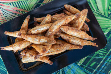 breaded fried fish with appetizing and crispy appearance