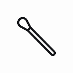 cotton swab icon sign vector