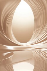 Champagne Abstract Flow. An elegant flowing champagne-colored abstract background, perfect for product presentation, mockups, or graphic design projects.