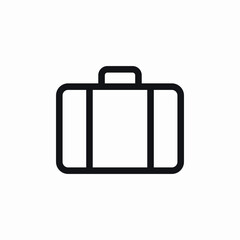 office briefcase icon sign vector