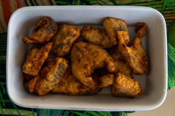 breaded fried fish with appetizing and crispy appearance
