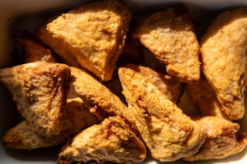 breaded fried fish with appetizing and crispy appearance