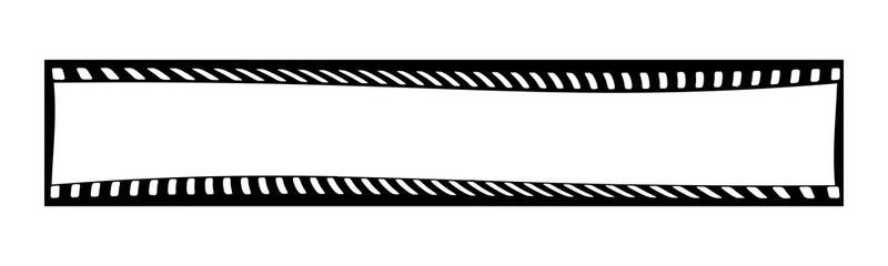 Twist Shape Blank Film Strip, videography elements, cinema reel. Filmstrip without frames representing photography and film concepts isolated transparent background