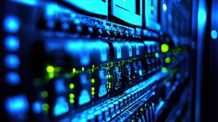 Tech Support Service with High Contrast Lighting