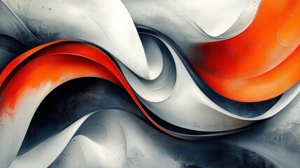 Abstract swirls of red and white creating dynamic visual texture