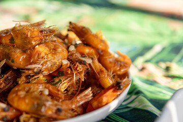 Perfectly delicious breaded and fried shrimp