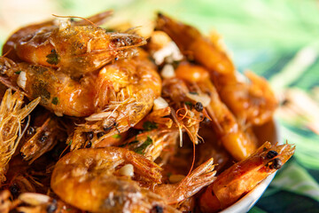Perfectly delicious breaded and fried shrimp