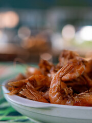 fried shrimp in a bowl