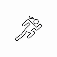 athlete sports recording icon sign vector
