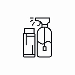 cleaner containers icon sign vector