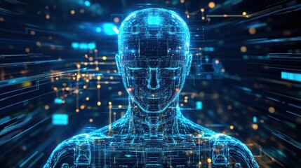 High tech background template design.