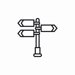 Fototapeta premium local navigation icon sign vector