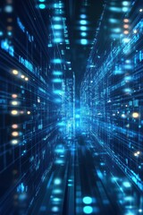 Obraz premium High tech background template design.