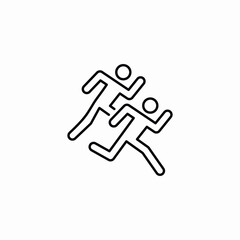 race sports icon sign vector