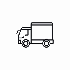truck vehicle icon sign vector