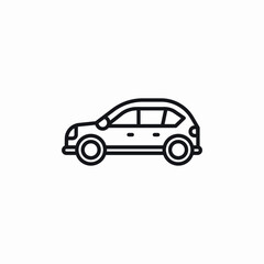 Fototapeta premium vehicle car icon sign vector