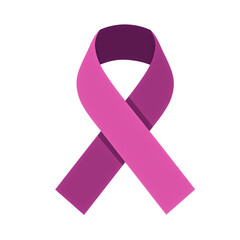 Pancreatic cancer ribbon icon. Cancer awareness ribbon vector symbol in violet color. Different colour of ribbon isolated on white background in PNG format. So you can use and edit easily! :)
