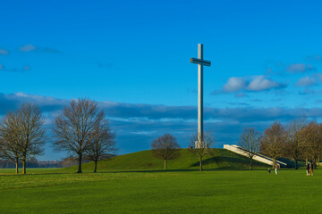 The Papal Cross in The Phoenix Park early in the morning