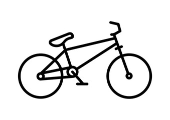 Fototapeta premium Bicycle icon bike vector symbol