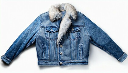 blue jeans isolated on white