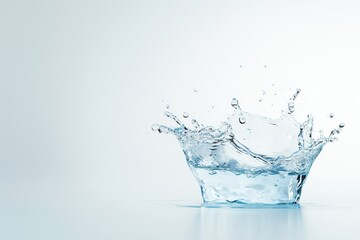 Dynamischer Wassersplash in Nahaufnahme

