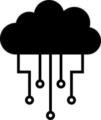 Cloud Tech Fintech Icon