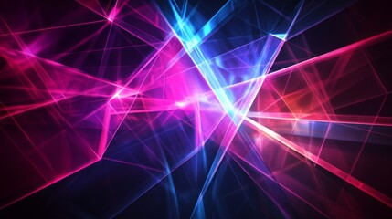 Abstract Pink Blue Purple Geometric Light Background
