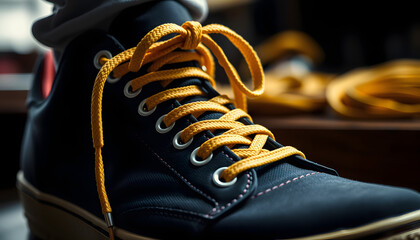 Shoe Laces, masterpiece. with white shades