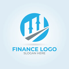 Finance growth Logo, Finance company abstract logo, Logo for accounting and trading business vector
