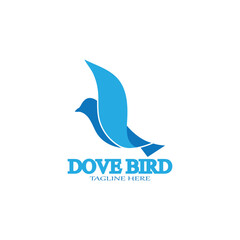 Bird wing Dove icon Template vector illustration