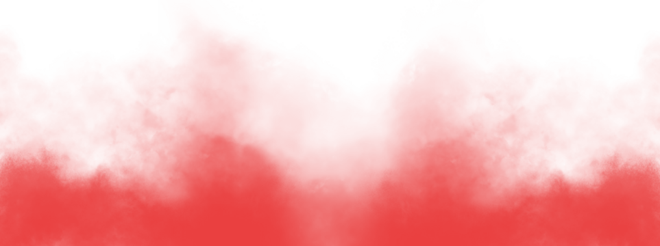 PNG fog texture isolated on transparent background. Border from smoke. Design element. Red vector cloudiness.