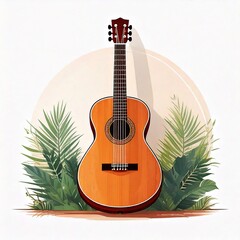 ギター　イラスト