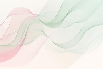 Fototapeta premium Soft and soothing vector illustration rendered in muted pink and complementary tones for elegant design