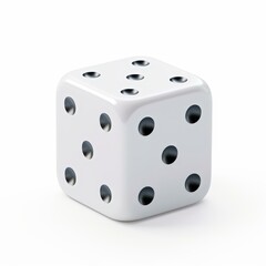 A clean, isolated die cut showcasing a vibrant, detailed dice on a pure white background for clarity and impact.