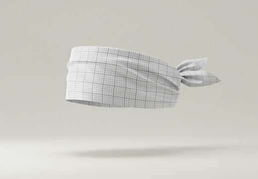 Bandana Floating Realistic Mockup