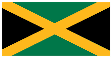 Flag of  jamaica country
