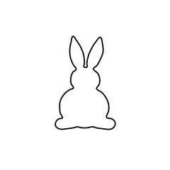 vector illustration of a bunny