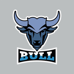 BULL LOGO VECTOR 10 EPS