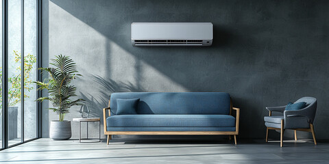 window air conditioner in a small apartment.