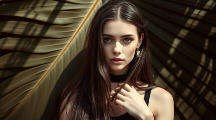 glamour of a young woman