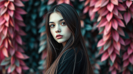 Beautiful young woman