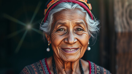 Old Woman smiling