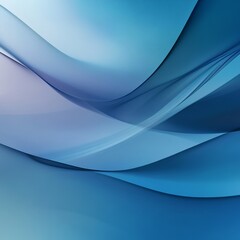 Abstract Blue Waves: A Serene and Modern Background for Design Projects, Featuring Smooth Gradients
